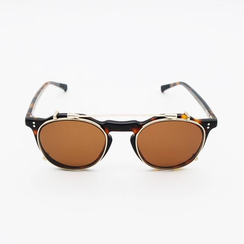 Acheter des lunettes de vue en �caille de cr�ateur forme g�om�trique avec clip solaire homme Marseille