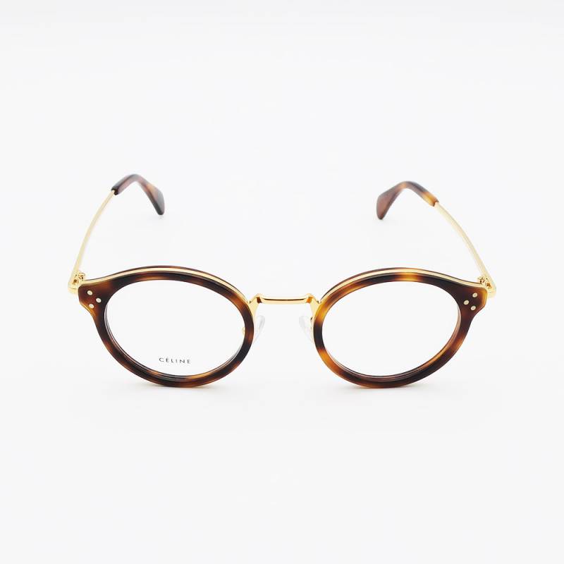 Acheter des lunettes C�line de luxe de grande qualit� en �caille et branches dor�es opticien Marseille
