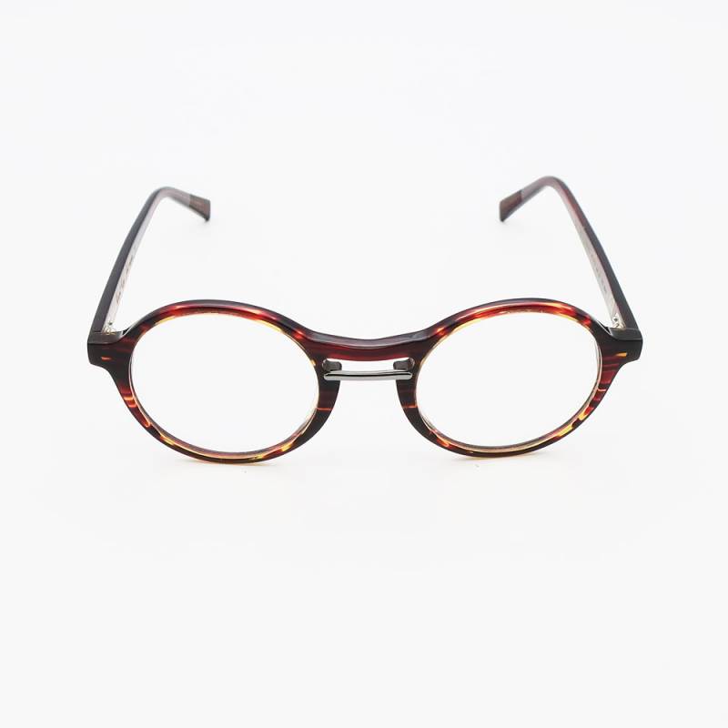 Acheter des lunettes rondes monture double pont originale de cr�ateur en �caille rouge Aix en Provence