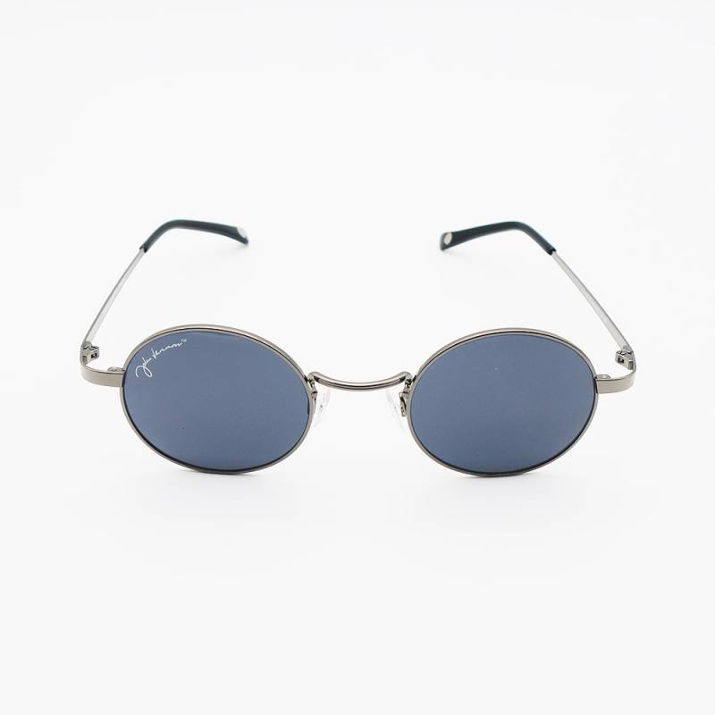 Petites lunettes rondes originales JOHN LENNON en m�tal de grande qualit� verres min�raux bleu fonc� Bouc-Bel-Air
